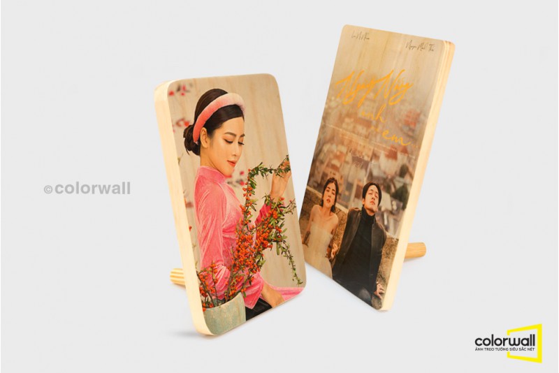 ẢNH GỖ VINTAGE ĐỂ BÀN